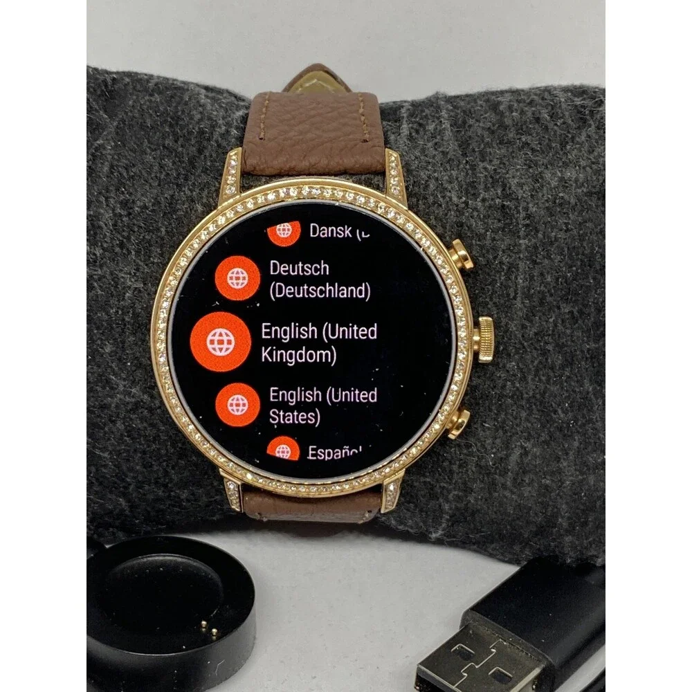 Fossil Gen 4 Authentic Digital Dial Smart Watch Custom Band FTW6011 LT457